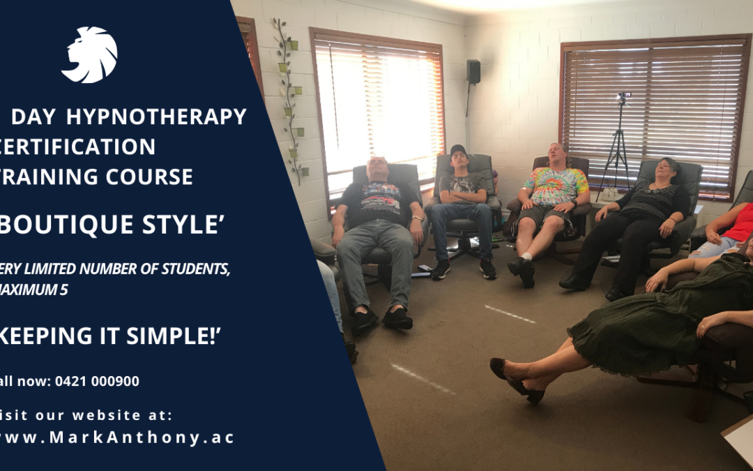 Gold Coast – 3 Day Hypnotherapy Certification Course